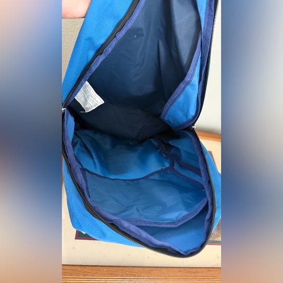 Blue Backpack with Yellow Accents - Picture 7 of 7